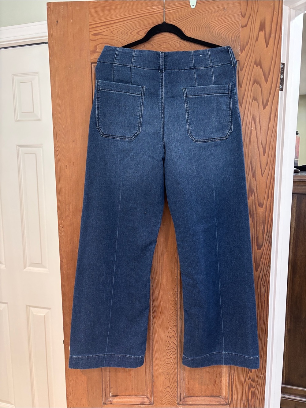 Maeve Colette Indigo Wide-Leg High Waist Jeans Size 30 - Picture 3 of 6